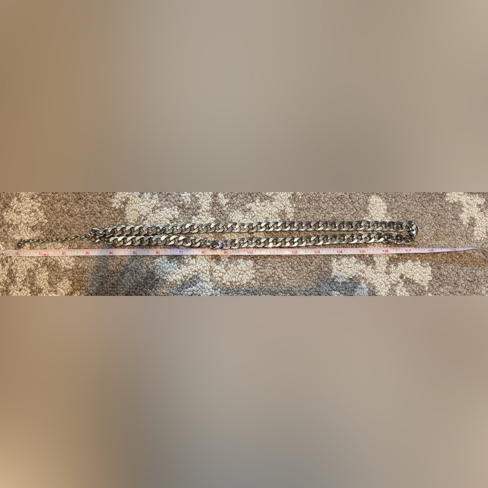 Silver Chain Necklace - Picture 8 of 10